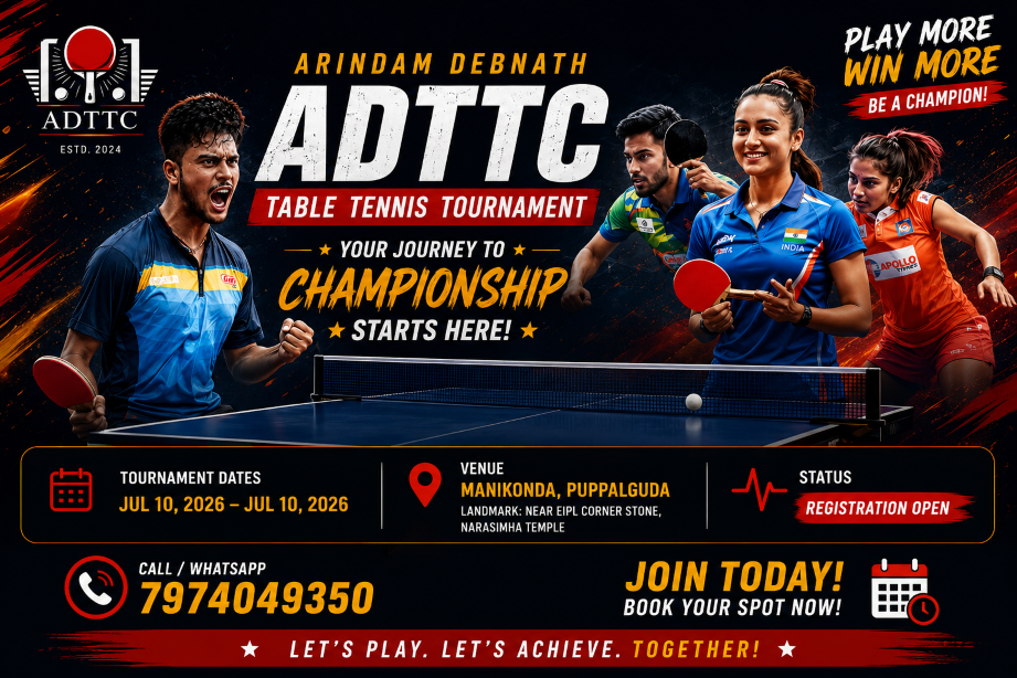 ADTTC 1st Premier League 2026 banner