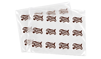 Image for Transparent sheets labels