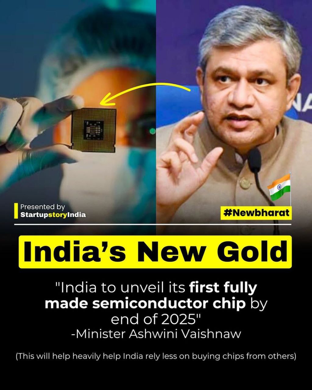இந்தியாவின் Semiconductor லட்சியம்: முதல் உள்நாட்டு Chip 2025-க்குள் வெளியீடு, தற்சார்புப் பொருளாதாரத்தின் புதிய சகாப்தம்**