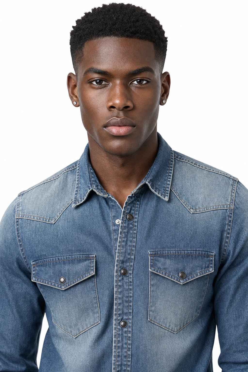Kenny Barker - AI fashion model lookbook on Flashlook