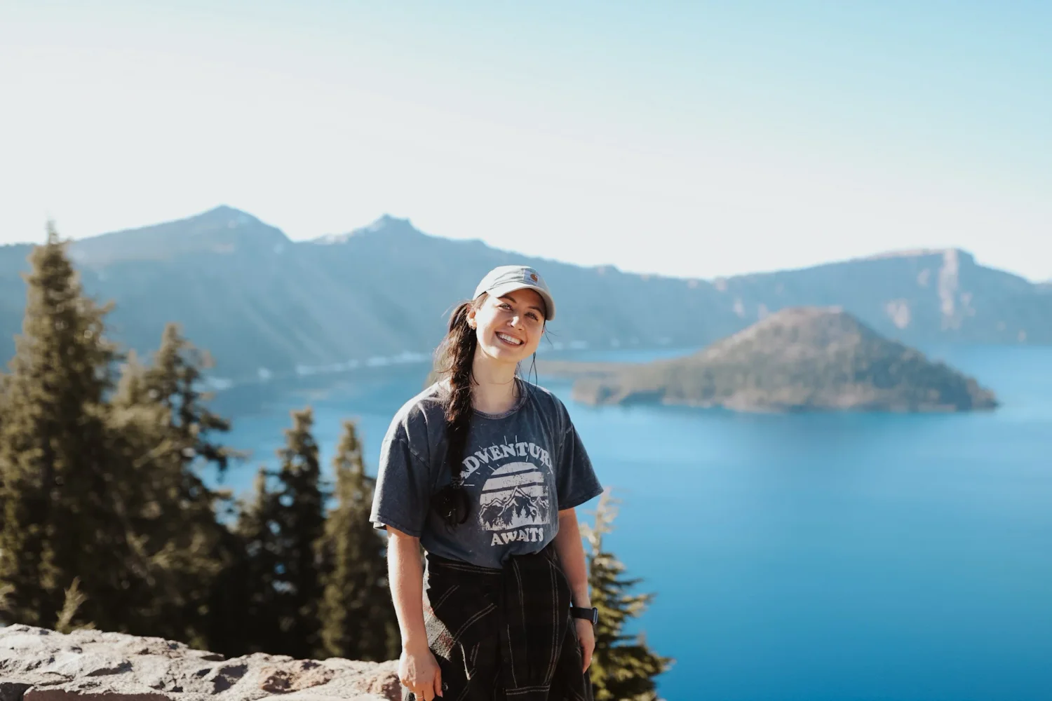 Kara on a hike