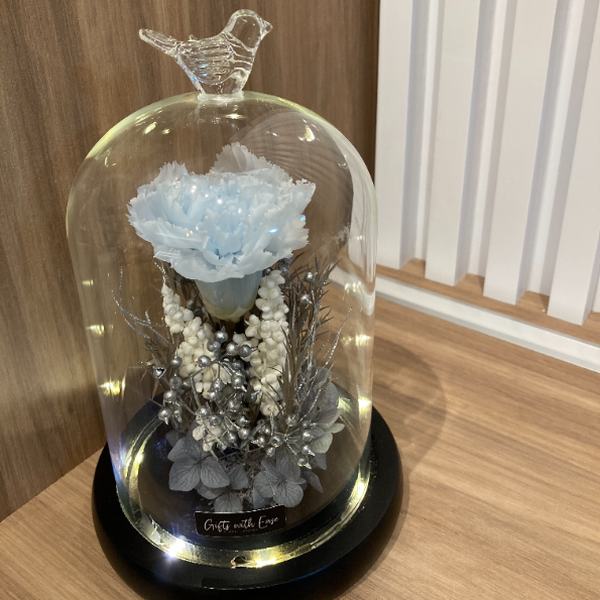 Preserved Flowers Glass Dome