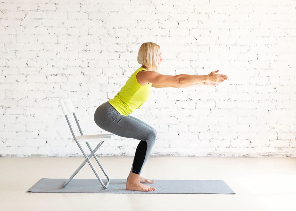 Chair Pistol Squat 