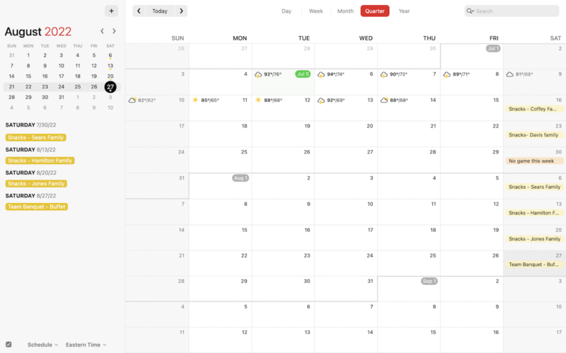 Forward View Calendar How’s the View From Here? Exploring Fantastical’s Calendar Views ...