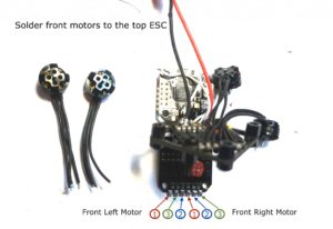 top esc motor layout