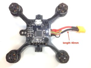 FlexRC Pico Core - battery wire length