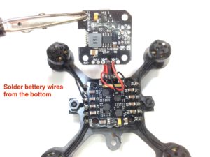 FlexRC Pico Core - solder power wires