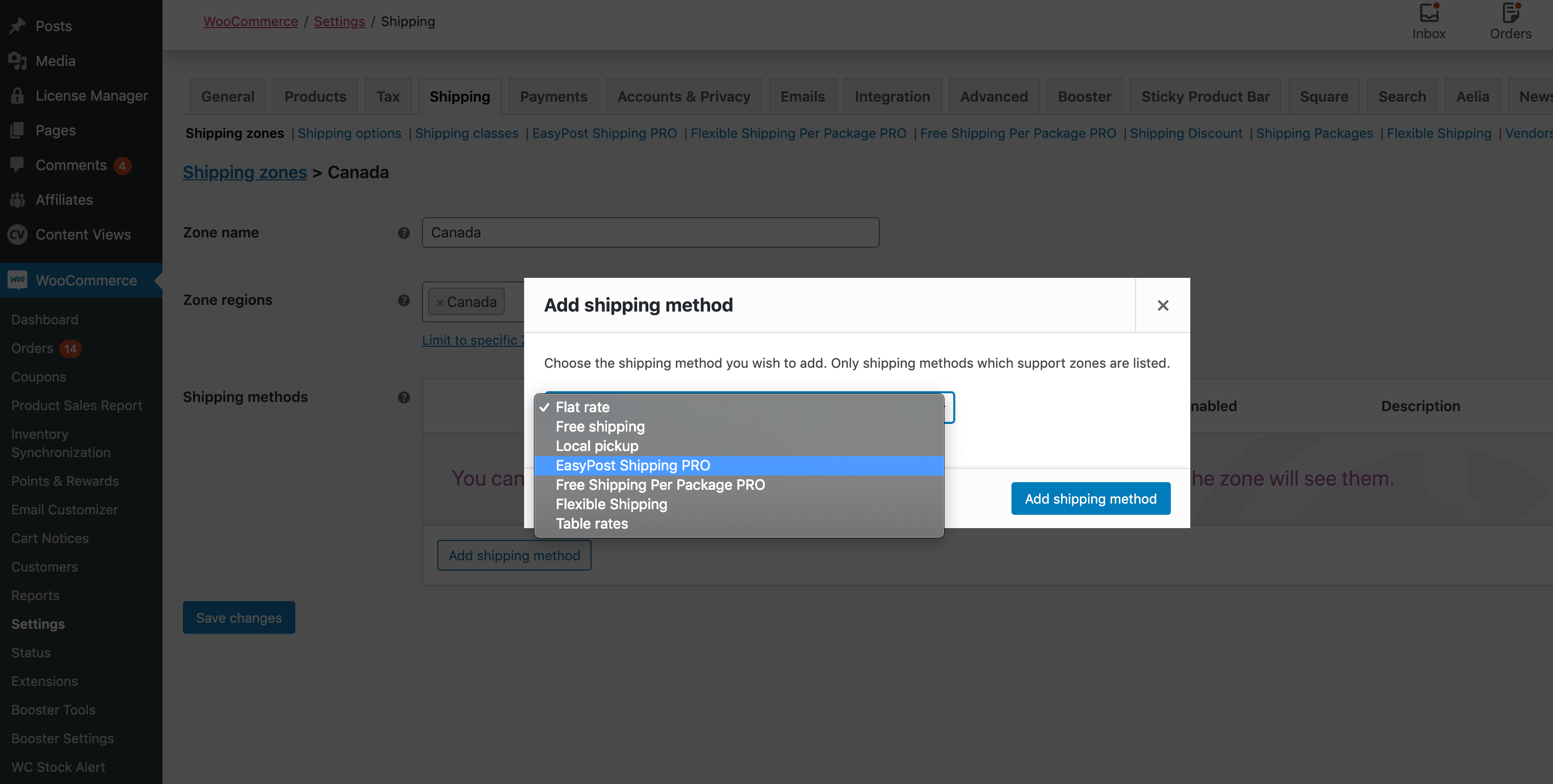 WooCommerce: Installing Rates at Checkout – Easyship Support