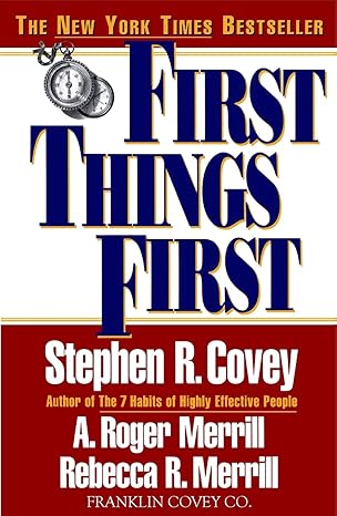 First Things First cover