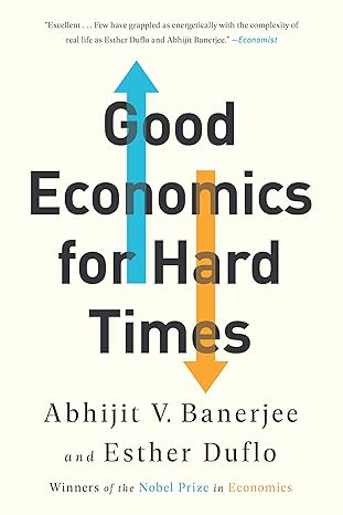Good Economics for Hard Times cover