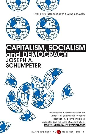 Capitalism Socialism and Democracy cover