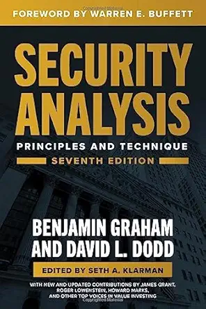 Security Analysis cover