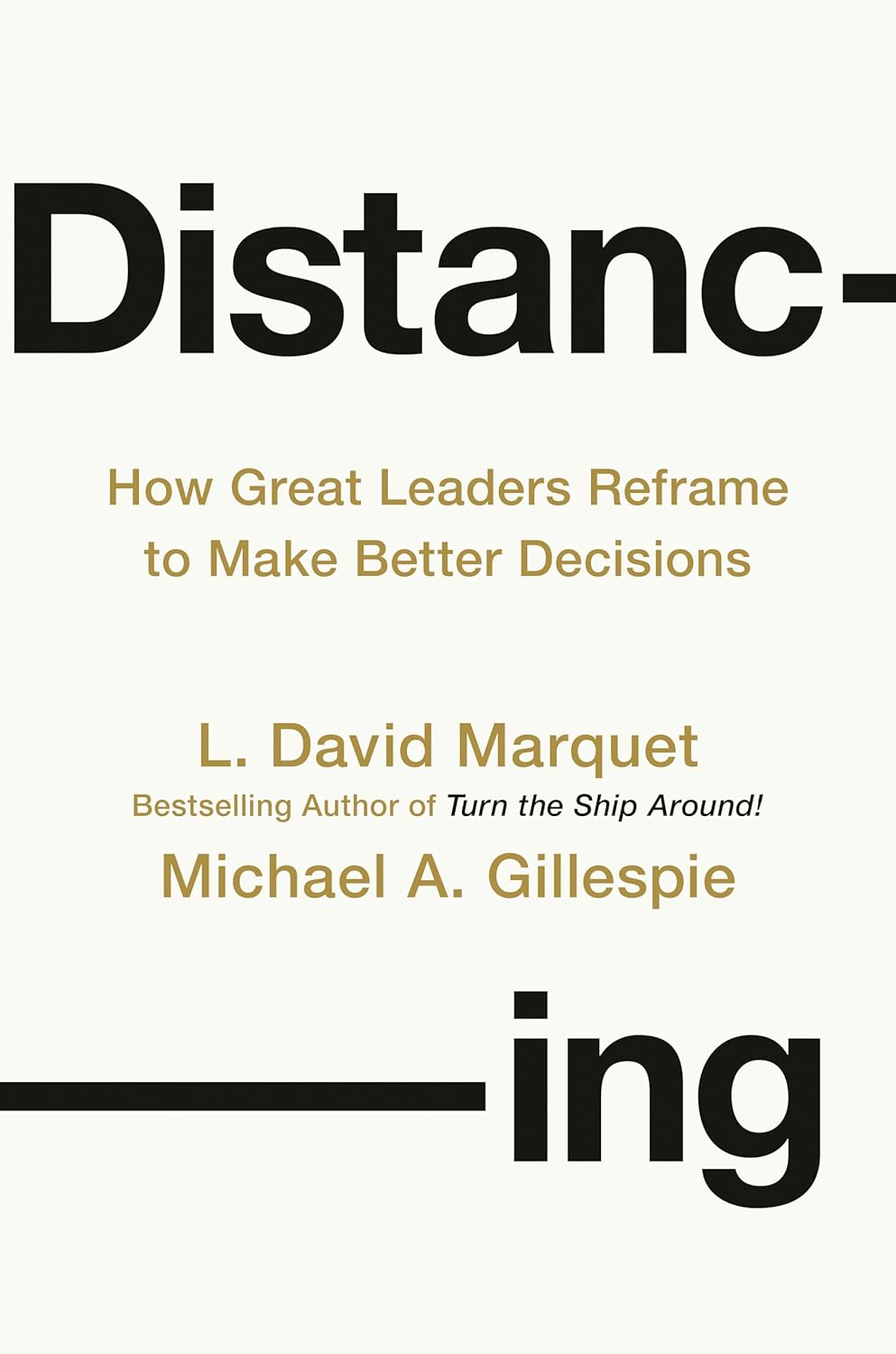Distancing book cover