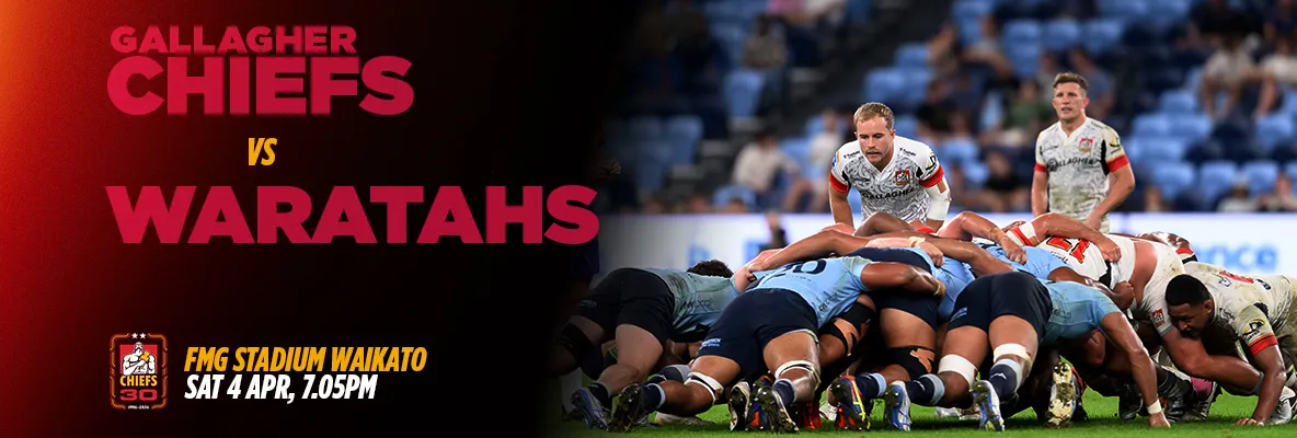 Buy Tickets - 2026 DHL Super Rugby Gallagher Chiefs V Waratahs