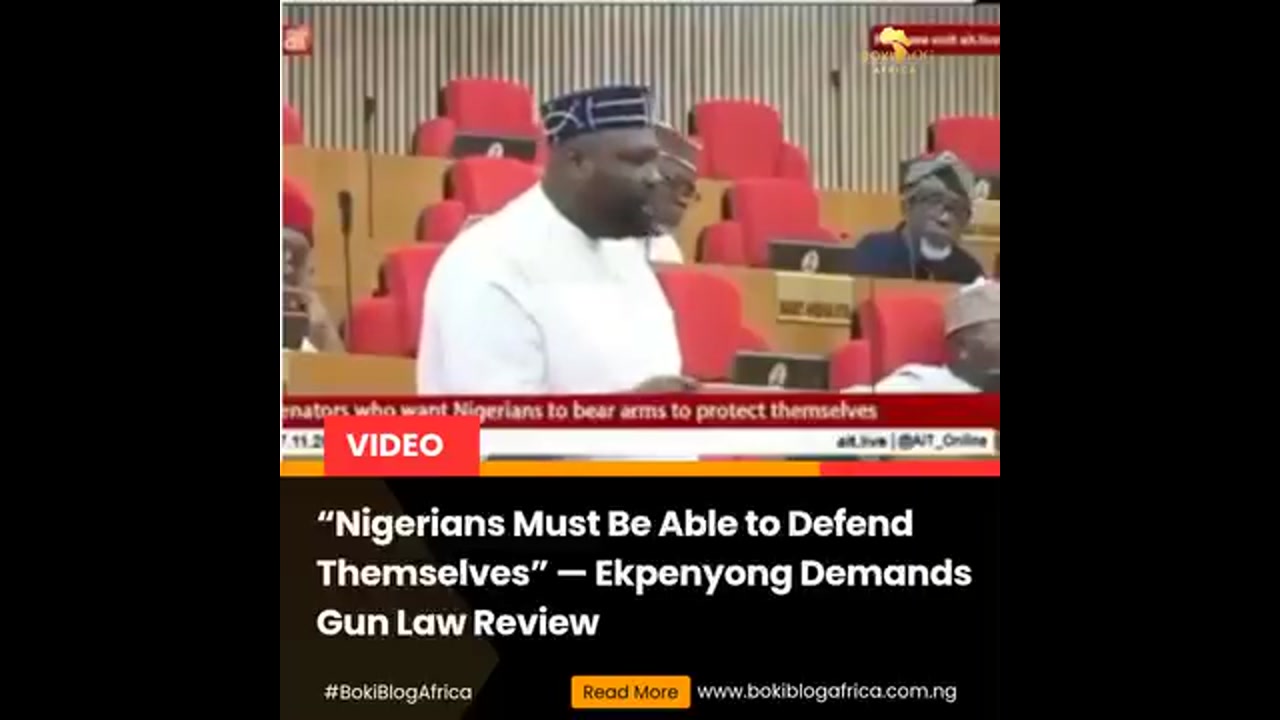 Senator Asuquo Ekpenyong Advocates Constitutional Review to Allow Responsible Firearm Ownership by Citizens
