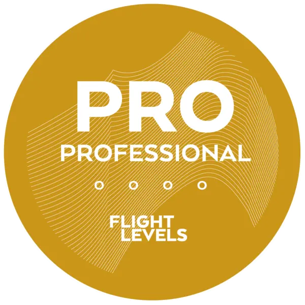 Flight Levels Professional 4 accreditations Badge: Flight Levels Professional®