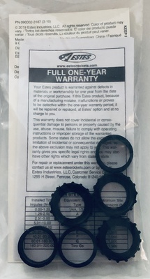 Estes 18mm Retainer 3pk