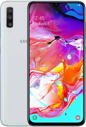 Samsung Galaxy A70 (2019) Dual Sim 128 GB White Deblocat Ca Nou