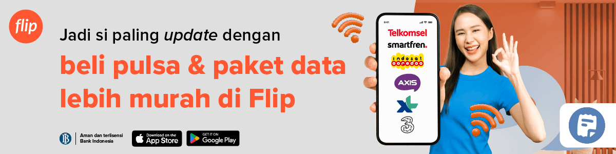 Banner Pulsa dan Paket Data