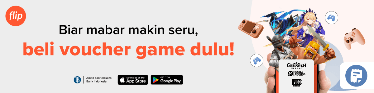 Beli Voucher game di Flip