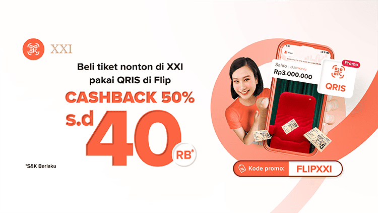 Nonton di XXI dapet cashback 50% 😱