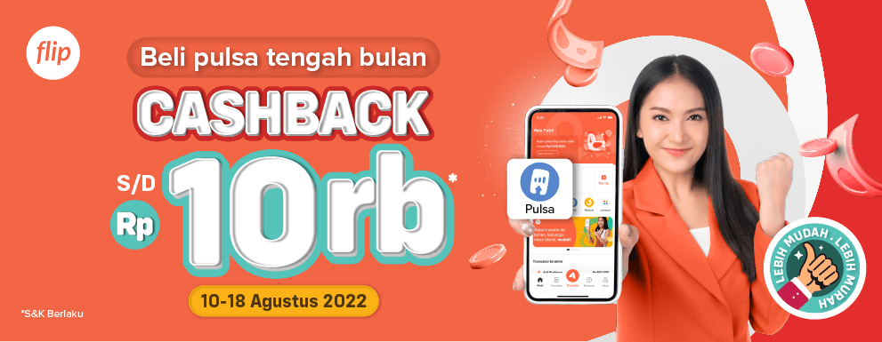 Cashback Rp10rb Pulsa Untuk Semua Pengguna