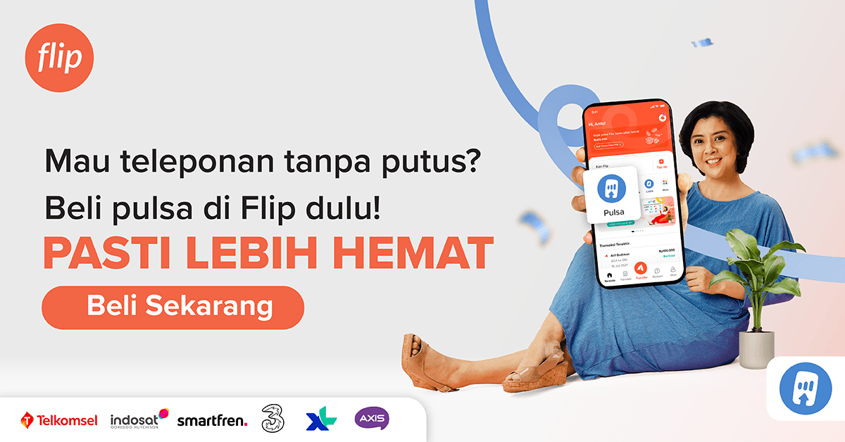 Beli Pulsa Pakai Flip