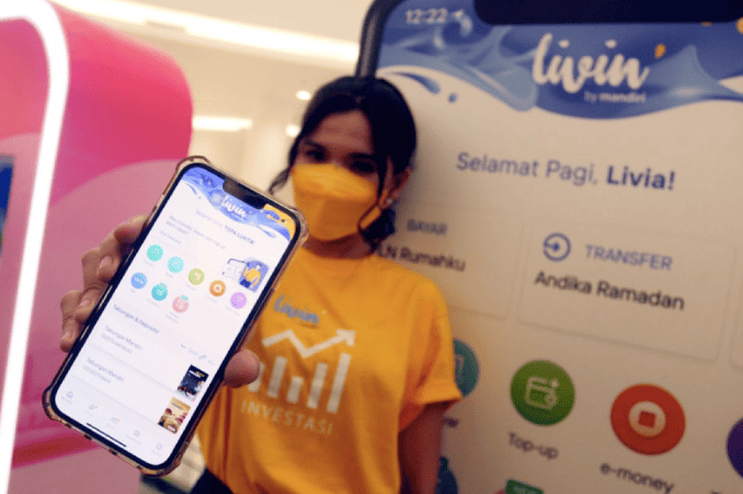 cara daftar Livin by Mandiri