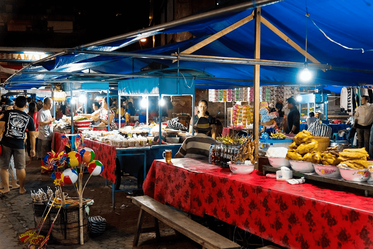 market in bali