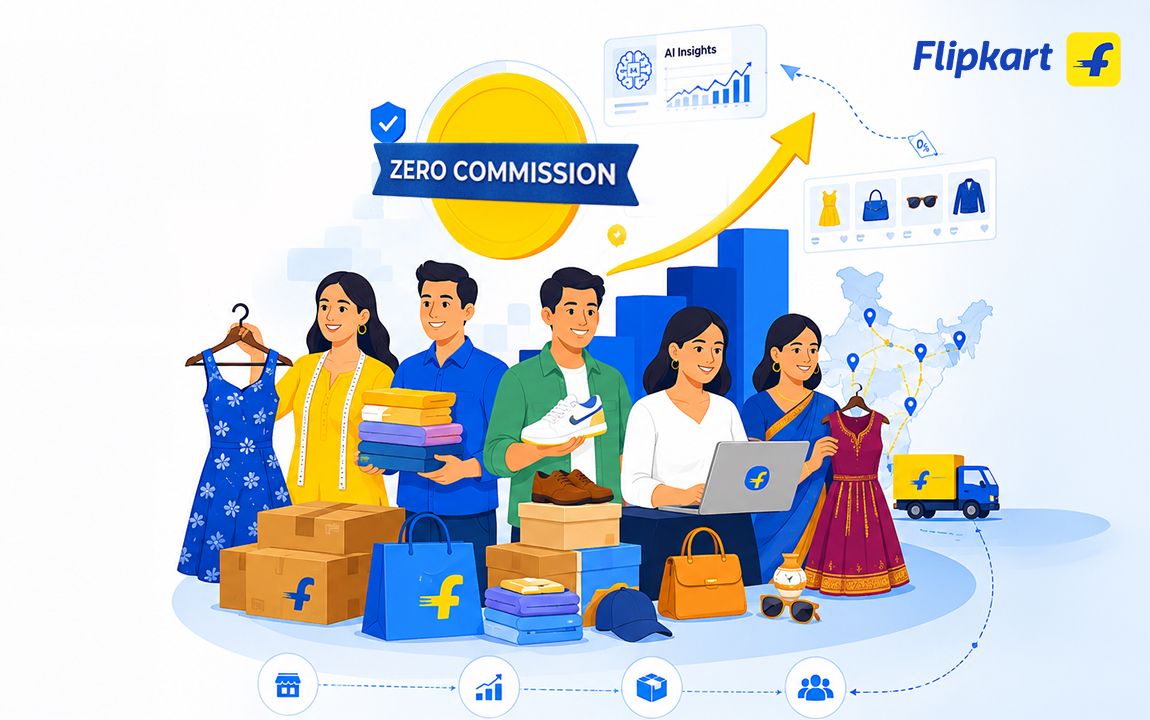 Flipkart Expands Zero Commission Across Fashion, Empowering Sellers and Accelerating the Growth of India’s Fashion Ecosystem 