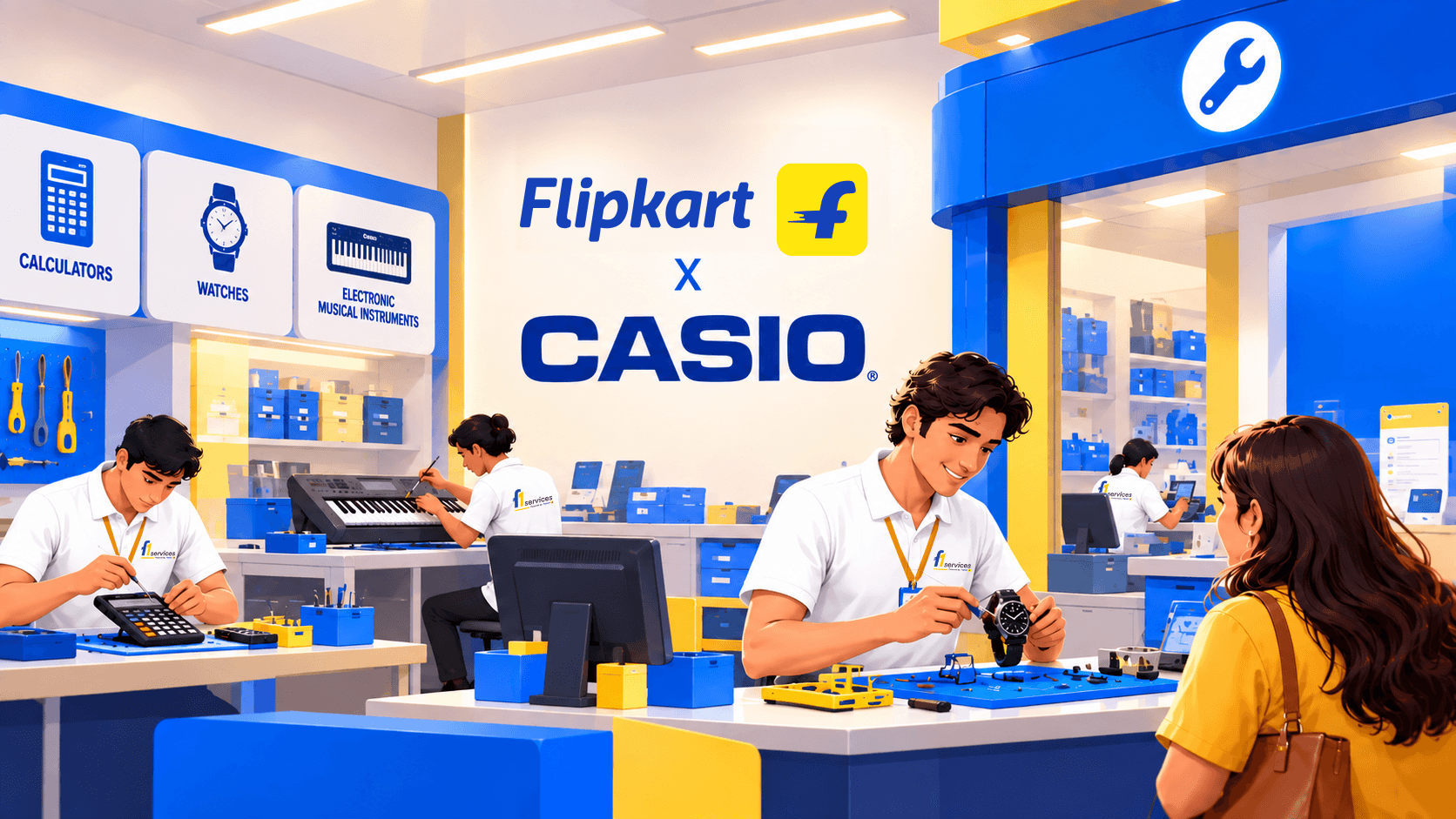 Flipkart Partners with Casio to Strengthen After-Sales Support Across India