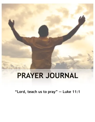 Prayer Journal cover
