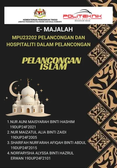 Pelancongan dan Hospitaliti dalam Islam cover