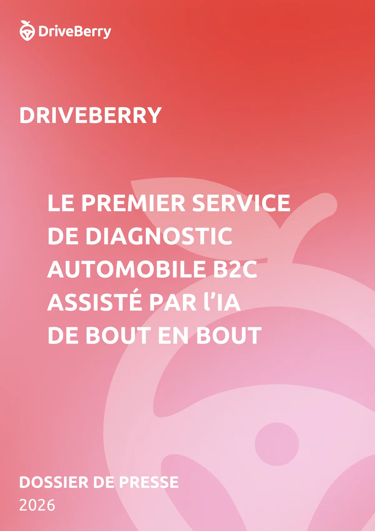 DOSSIER DE PRESSE DRIVEBERRY 2026 cover