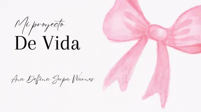 Presentación Proyecto final Diapositivas rosadas, estilo coquette cover