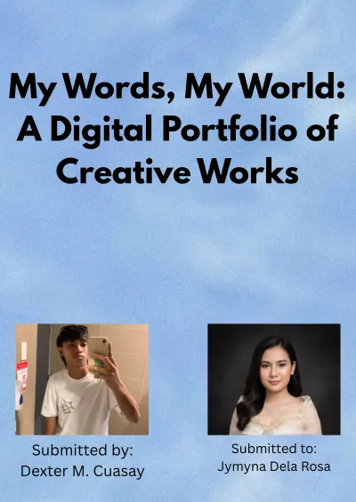Submitted by Dexter M. Cuasay cover