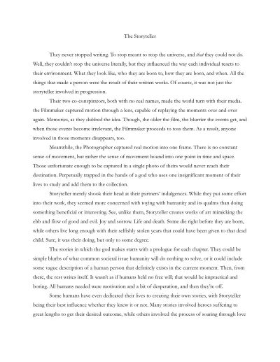The Storyteller cover