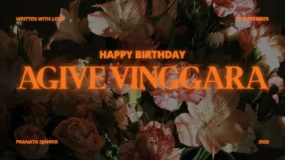 Happy Birthday Agive cover