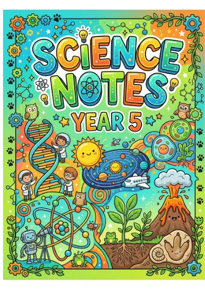 YEAR 5 NOTES cover