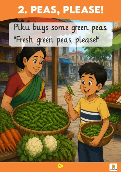 2. Peas, Please! A4 cover