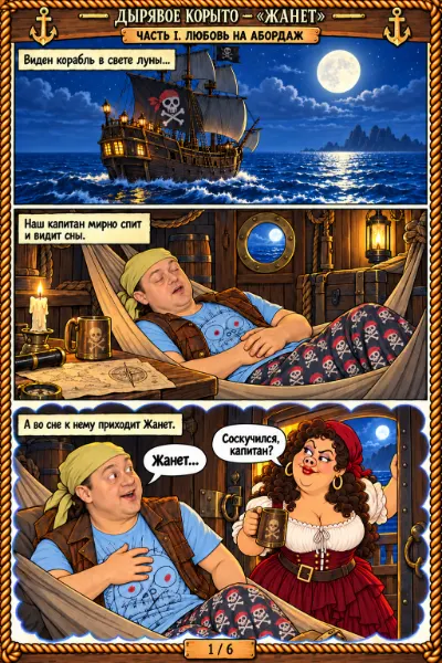 Любовь на абордаж cover