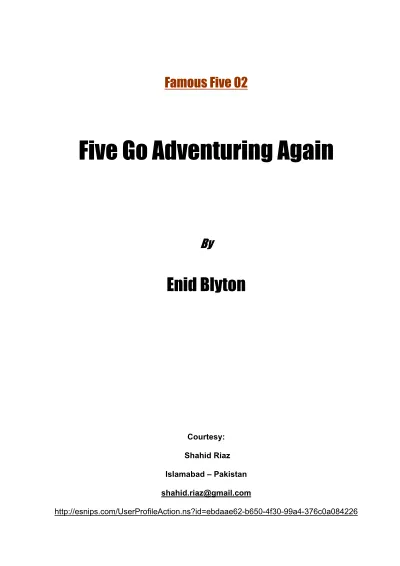 Five Go Adventuring Again cover