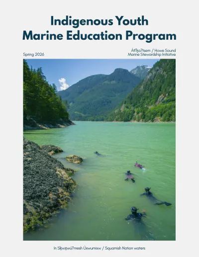 2026 Indigenous Youth Marine Education Program cover