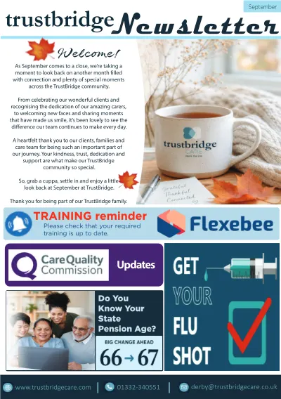 TrustBridge September Newsletter cover