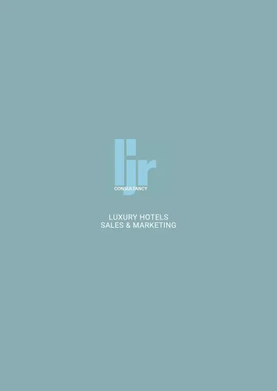 LJR Consultancy Booklet cover