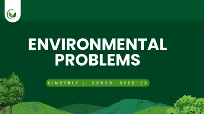 Environmental Problems cover