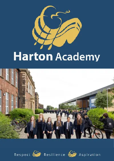 Harton Academy Prospectus 2026 cover