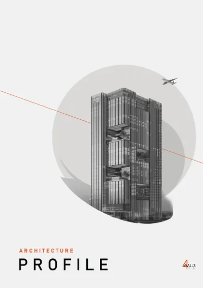 4walls Architecture and Interior Design Portfolio cover