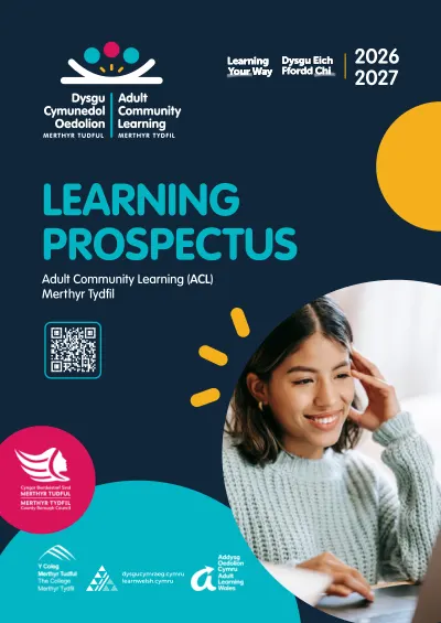 ACL Merthyr Tydfil Learning Prospectus 2026 2027 cover