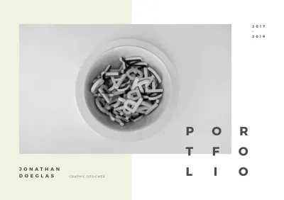 Portfolio 2017-2019 Jonathan Doe Glas cover
